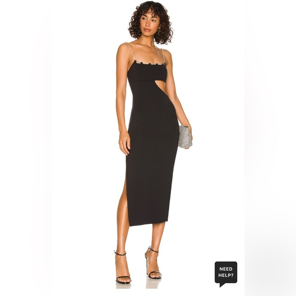 Lovers + Friends Dresses Lovers And Friends Charlotte Midi Dress In Black Poshmark